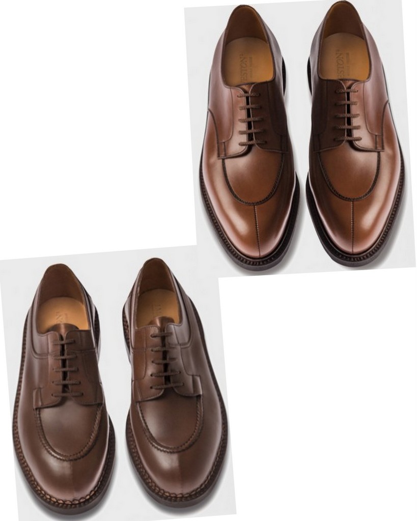 spli-toe-shoes from j m weston chasse_demi_chasse-brown_shoes