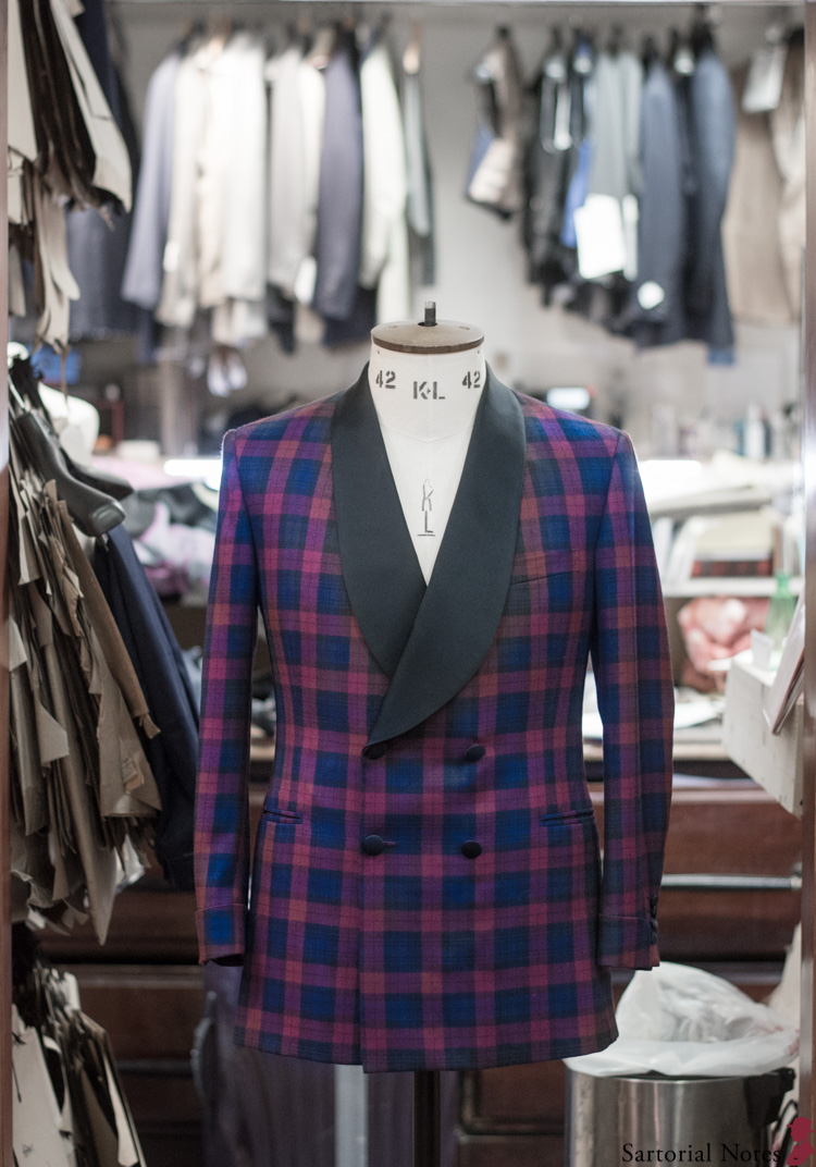 Mens tartan tuxedo outlet jacket